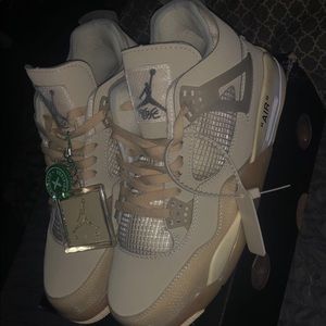 OFF-WHITE X AIR JORDAN 4 SP 'SAIL'